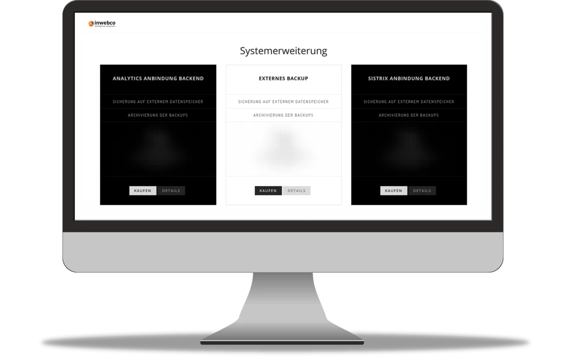 Externes Backup Abrechnungs Tab