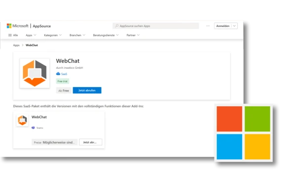 Jetzt im Microsoft AppSource bestellen