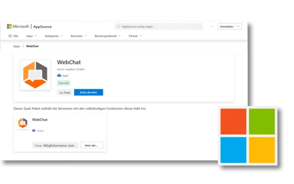 Microsoft Appsource öffnen