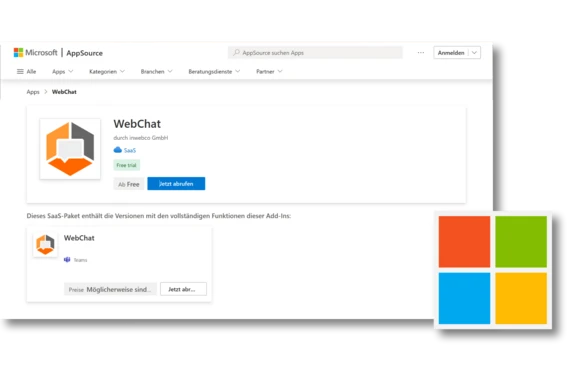 Microsoft Appsource öffnen