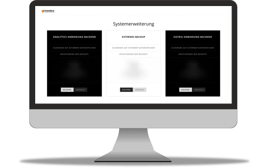 Externes Backup Abrechnungs Tab