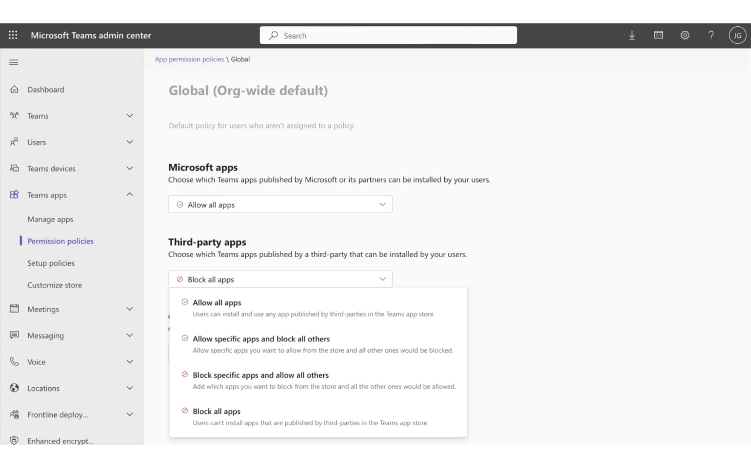 MTAC-allow-specific-apps