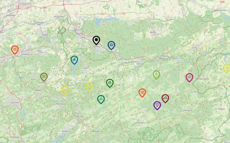 Kartenstil Interaktive Karte google