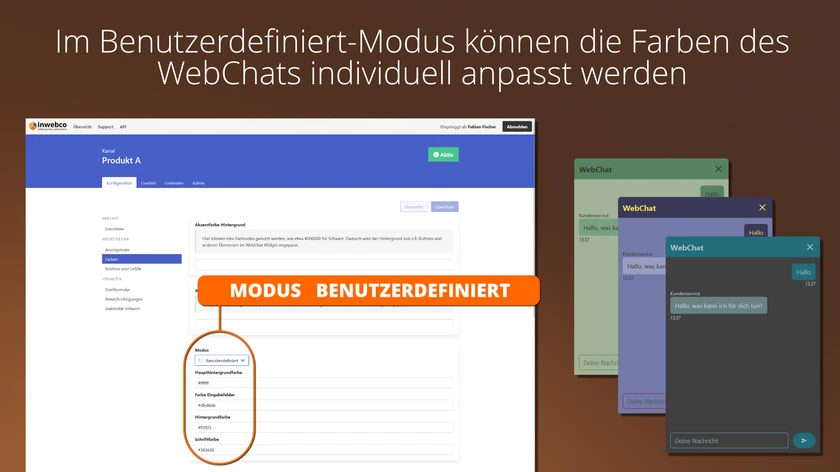 MODUS BENUTZERDEFINIERT
