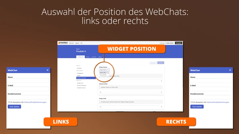 WIDGET POSITION