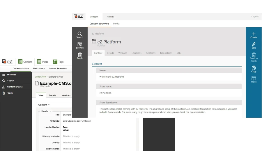 Erweiterte eZ Platform / Page Builder Lösungen von inwebco ziehen auf eZ Platform 2 um
