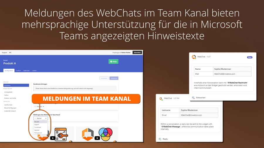 MELDUNGEN IM TEAM KANAL