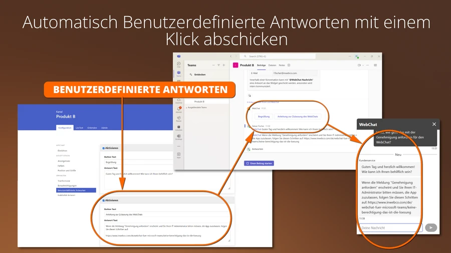 BENUTZERDEFINIERTE ANTWORTEN BENUTZERDEFINIERTE ANTWORTEN